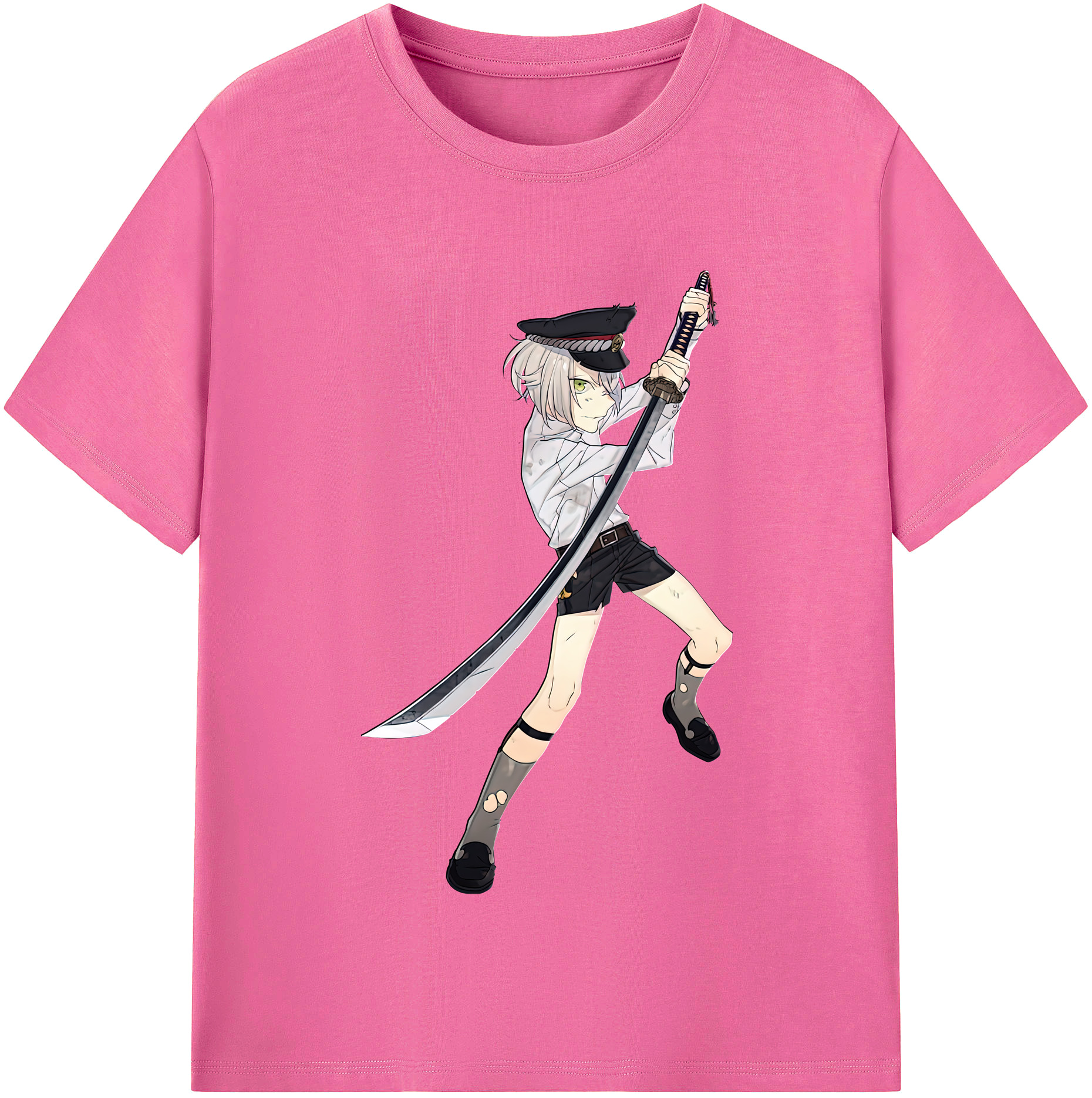 （画像用） 刀剣乱舞 Touken Ranbu レディースカジュアルプリントTシャツ（綿100％）